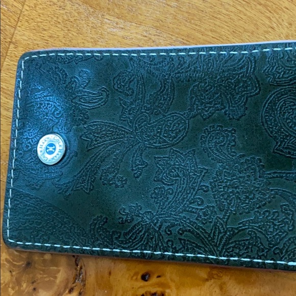 COLE HAAN genuine leather luggage tag - Picture 2 of 7